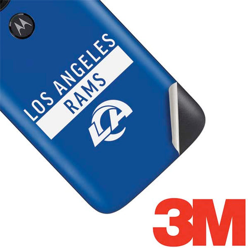 NFL Los Angeles Rams Blue Performance Series Moto E5 Play Skin